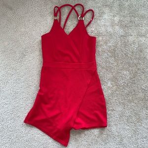 Red romper